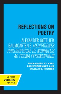 Cover Reflections on Poetry