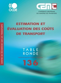 Cover Tables Rondes CEMT Estimation et évaluation des coûts de transport