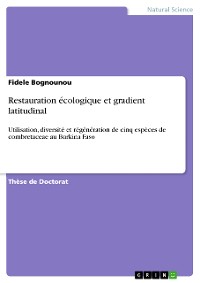 Cover Restauration écologique et gradient latitudinal