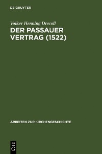 Cover Der Passauer Vertrag (1552)