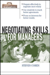 Cover Negotiating Skills for Managers