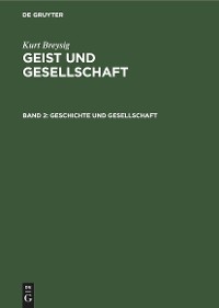 Cover Geschichte und Gesellschaft