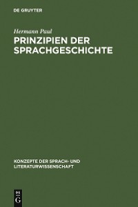 Cover Prinzipien der Sprachgeschichte