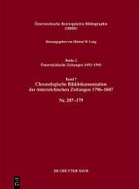 Cover Chronologische Bilddokumentation der österreichischen Zeitungen 1796–1847