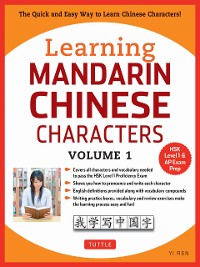 Cover Learning Mandarin Chinese Characters Volume 1