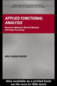 Cover Applied Functional Analysis