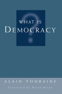 Cover What Is Democracy?