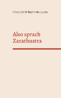 Cover Also sprach Zarathustra