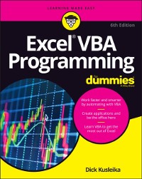 Cover Excel VBA Programming For Dummies