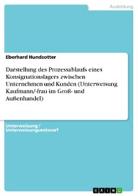 Cover Darstellung des Prozessablaufs eines Konsignationslagers zwischen Unternehmen und Kunden (Unterweisung Kaufmann/-frau im Groß- und Außenhandel)