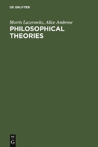 Cover Philosophical Theories