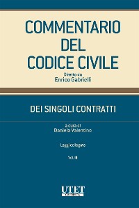 Cover Commentario c.c. - dei singoli contratti - leggi collegate - vol. III
