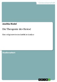 Cover Die Theogonie des Hesiod
