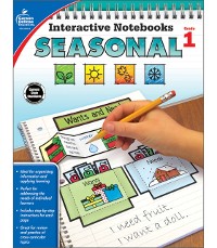 Cover Interactive Notebooks Seasonal, Grade 1