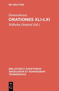 Cover Orationes XLI-LXI