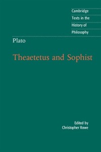 Cover Plato: Theaetetus and Sophist