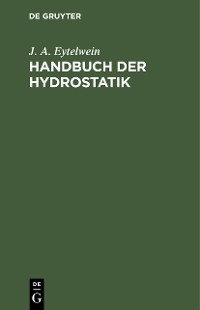 Cover Handbuch der Hydrostatik