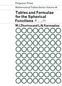 Cover Tables and Formulae for the Spherical Functions Pm - 1/2 + i t (Z)