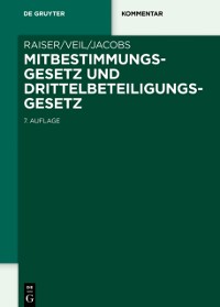 Cover Mitbestimmungsgesetz und Drittelbeteiligungsgesetz