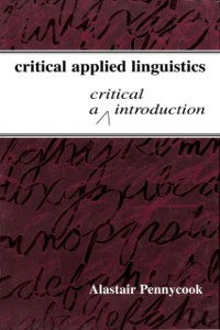 Cover Critical Applied Linguistics