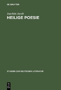 Cover Heilige Poesie