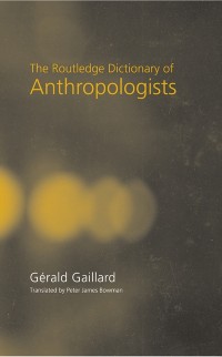 Cover The Routledge Dictionary of Anthropologists