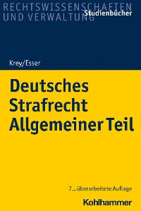 Cover Deutsches Strafrecht Allgemeiner Teil