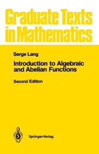 Cover Introduction to Algebraic and Abelian Functions