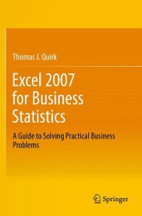 Cover Excel 2007 for Business Statistics
