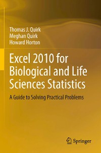 Cover Excel 2010 for Biological and Life Sciences Statistics