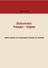 Cover Dictionnaire Français - Anglais