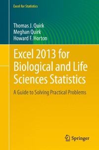 Cover Excel 2013 for Biological and Life Sciences Statistics