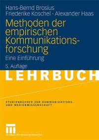 Cover Methoden der empirischen Kommunikationsforschung