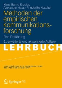 Cover Methoden der empirischen Kommunikationsforschung