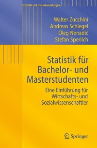 Cover Statistik für Bachelor- und Masterstudenten