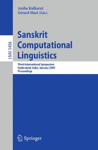 Cover Sanskrit Computational Linguistics