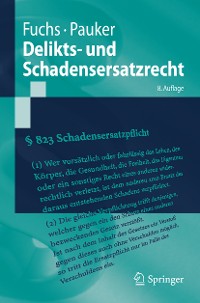 Cover Delikts- und Schadensersatzrecht