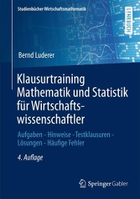 Cover Klausurtraining Mathematik und Statistik für Wirtschaftswissenschaftler