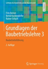 Cover Grundlagen der Baubetriebslehre 3