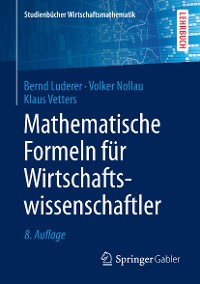 Cover Mathematische Formeln für Wirtschaftswissenschaftler