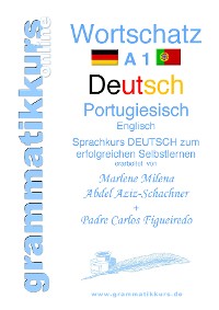 Cover Wörterbuch Deutsch - Portugiesisch - Englisch A1