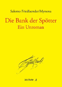 Cover Die Bank der Spötter