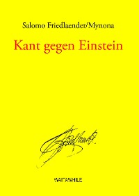 Cover Kant gegen Einstein