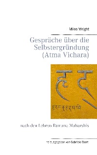 Cover Gespräche über die Selbstergründung (Atma Vichara)