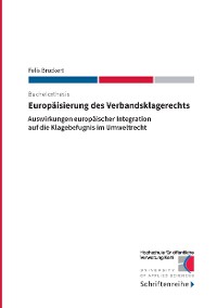Cover Europäisierung des Verbandsklagerechts