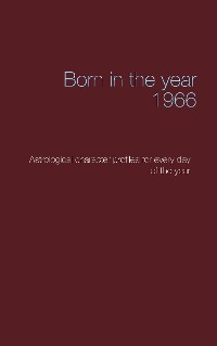 Cover Born in the year 1966