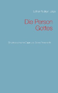 Cover Die Person Gottes