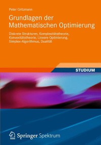 Cover Grundlagen der Mathematischen Optimierung