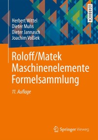 Cover Roloff/Matek Maschinenelemente Formelsammlung