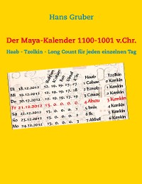 Cover Der Maya-Kalender 1100-1001 v.Chr.